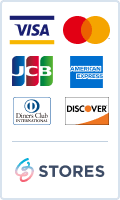 VISA、Mastercard、SAISON、JCB、American Express、Diners Club、Discover Storeでクレジットカード決済